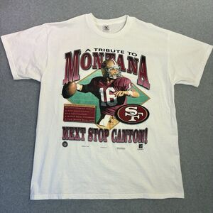 Vintage Joe Montana San Francisco 49ers T Shirt Delta Pro Weight XL NFL